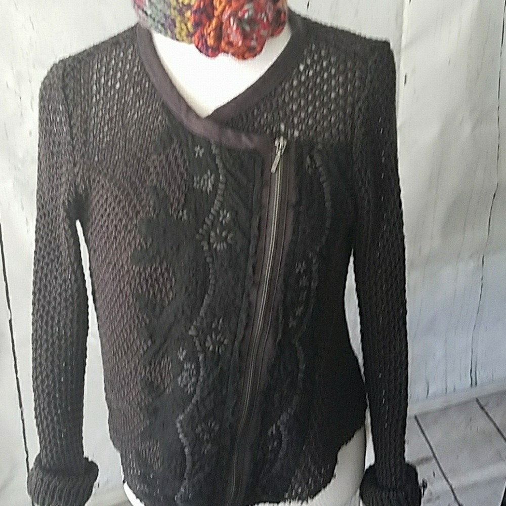 Free People Zip Cardigan